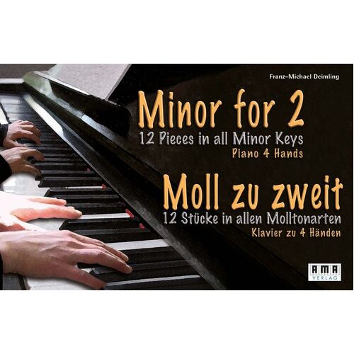 Deimling - Minor For 2 12 Pieces In All Minor Keys Piano Due Softcover Book (Piano)