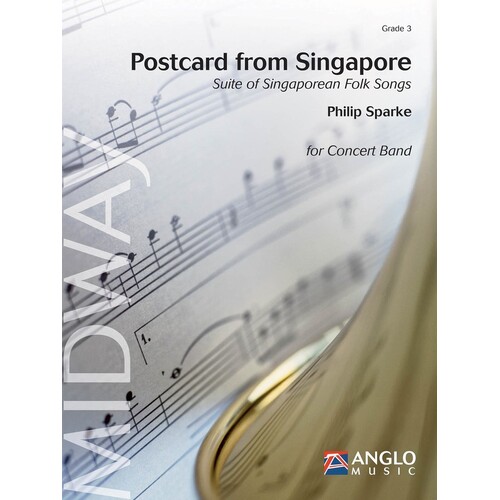 Postcard From Singapore Concert Band 3 Score/Parts