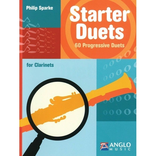 Starter Duets for Clarinet by Philip Sparke, 40 Pages, Anglo Music Press