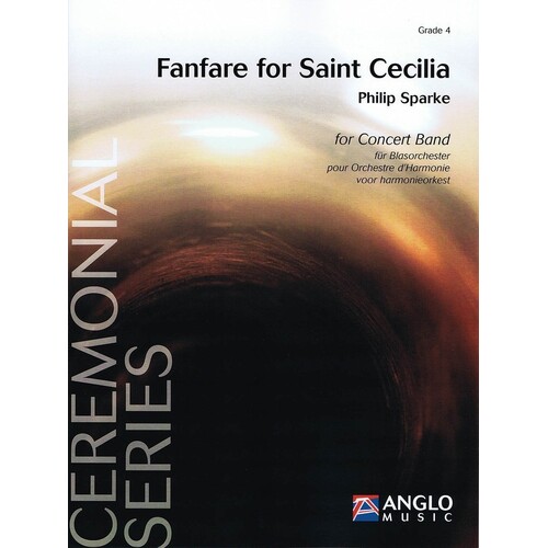 Fanfare For Saint Cecilia Concert Band 4 Score Only