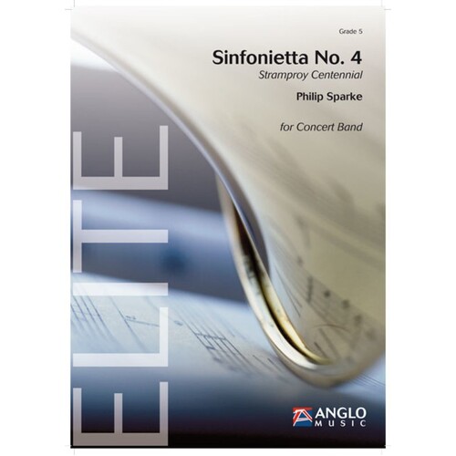 Sinfonietta No 4 W/ Solo Bar / Eupho Concert Band 5 Score/Parts (Music Score) Book