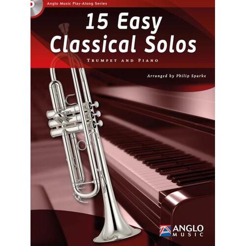 15 Easy Classical Solos Trumpet Softcover Book/CD