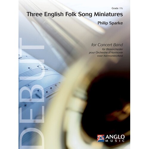 Three English Folk Song Miniatures Concert Band 2 Score/Parts