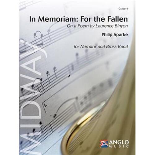 In Memoriam For The Fallen Bb4 Score/Parts Book