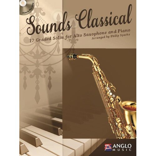Sounds Classical Alto Sax Softcover Book/CD