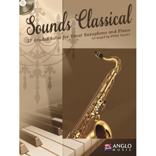 Sounds Classical Tenor Sax Softcover Book/CD