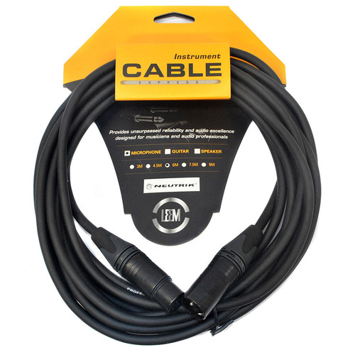 Leem 20ft Platinum Series Microphone Cable XLR Male to XLR Female