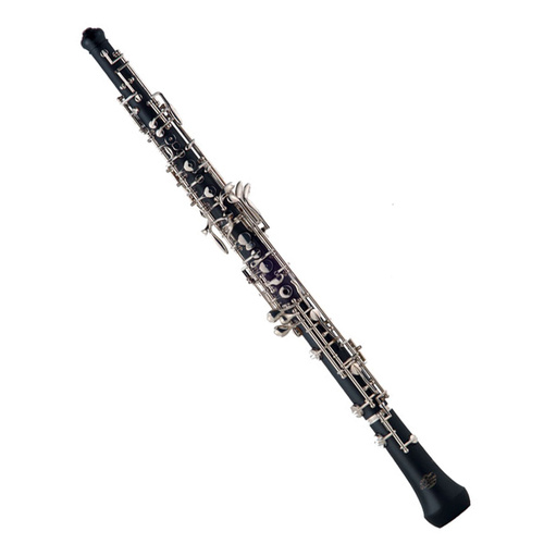 J.Michael OB1500 Semi-Automatic Oboe C with Matt Finish, Wood Body, Silver Plated Keys, Wooden Case & Carrying Bag