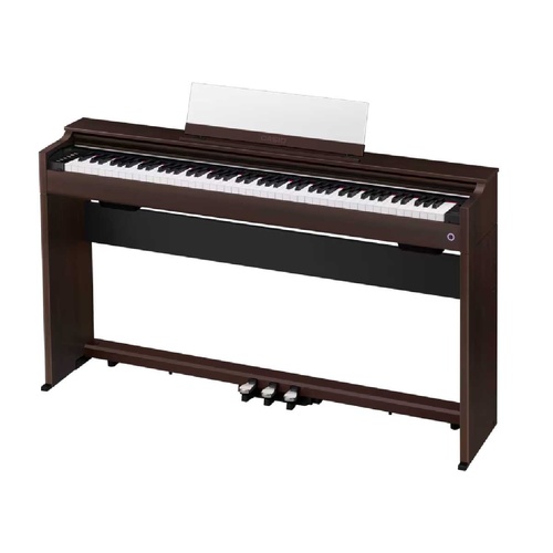 Casio APS200BN Celviano Slim Digital Piano in Brown (Rosewood) with Bluetooth, 192-note polyphony, Smart Scaled Hammer Action Keyboard