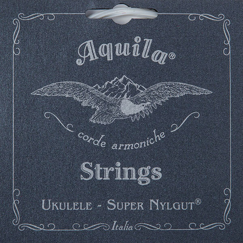 Aquila Super Nylgut 8-String Baritone Ukulele String Set - Natural Pearl Color, Smooth Surface, Strong, Fast Tuning, Rich Tone