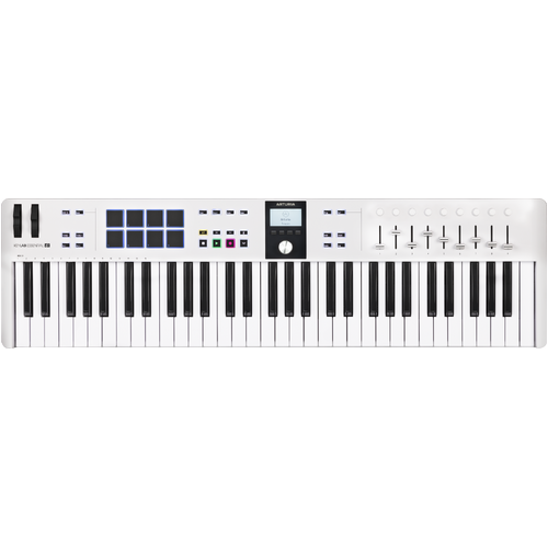 Arturia KeyLab Essentials MK3 61 Note Controller Keyboard White