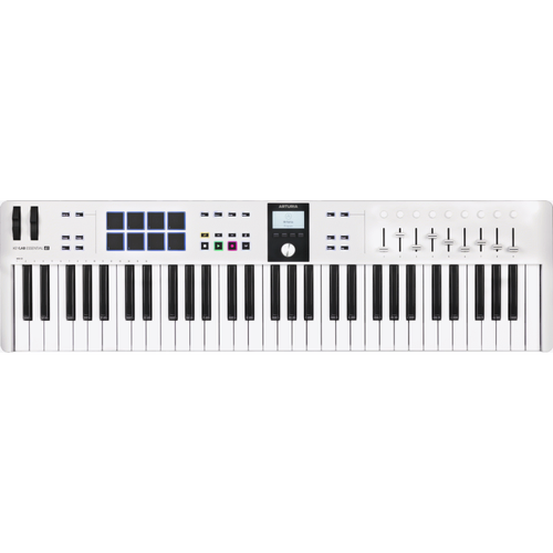 ARTURIA KEYLAB ESSENTIAL 3 61 KEY CONTROLLER WHITE