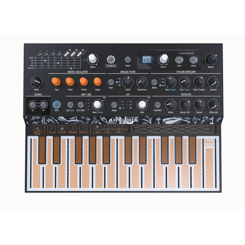 Arturia MicroFreak Synthesizer with Wavetable, Digital Oscillators, Analog Filters, Poly-Aftertouch Keyboard