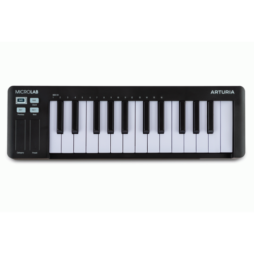 Arturia Microlab 3 25 Key MIDI Controller Black