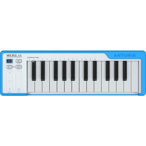 Arturia MicroLab 25 Note Controller Keyboard Blue