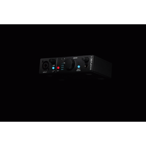Arturia MiniFuse 1 USB 2 Audio Interface 1 In/2 Out Black
