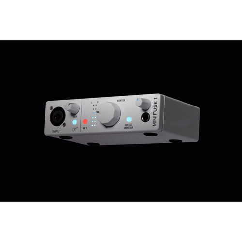 Arturia MiniFuse 1 USB 2 Audio Interface 1 In/2 Out White