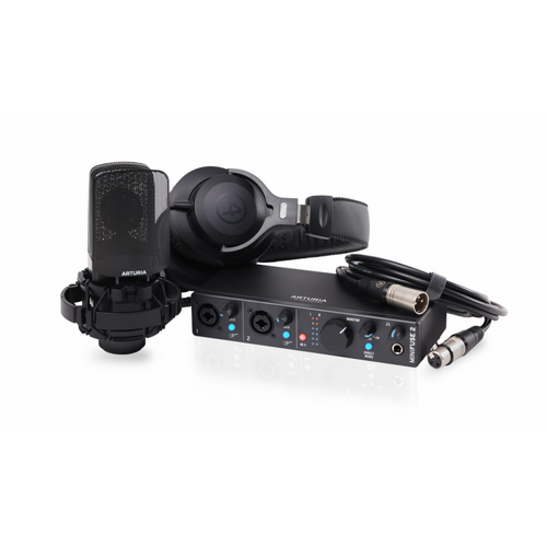 Arturia MiniFuse Recording Pack with Audio Interface, Microphone, Headphones, and Cables
