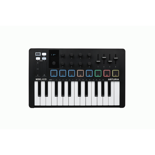 Arturia MiniLab 3 25-Key MIDI Keyboard - Black