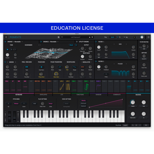 Arturia Pigments 4 Download Code - Education Discount 50% Off