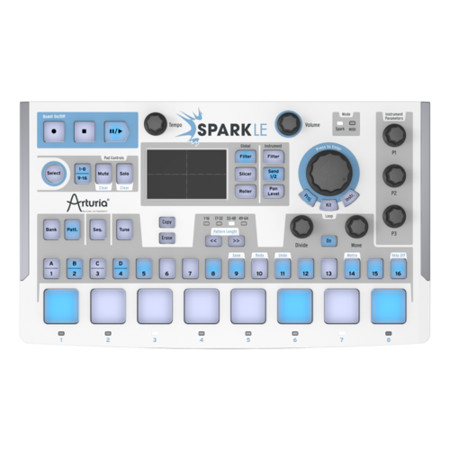 Arturia Sparkle Hybrid Drum Machine Midi Controller & Software Spark LE