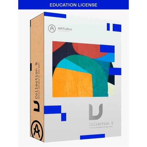 ARTURIA V COLLECTION 9 DOWNLOAD CODE - EDUCATION DISCOUNT 50% OFF