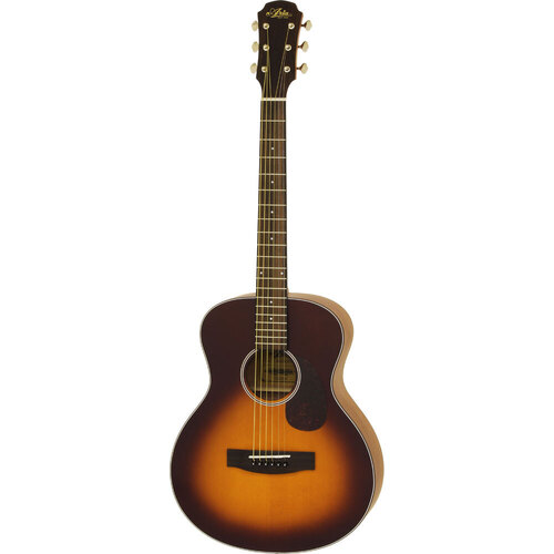 Aria 100 Series "Lil' Aria" Short Scale Acoustic Guitar in Matte Tobacco Sunburst