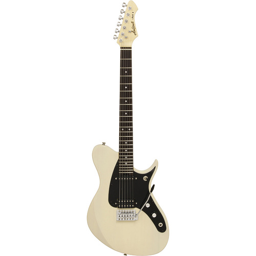 Aria J Series J-1 Electric Guitar in See-Thru Vintage White
