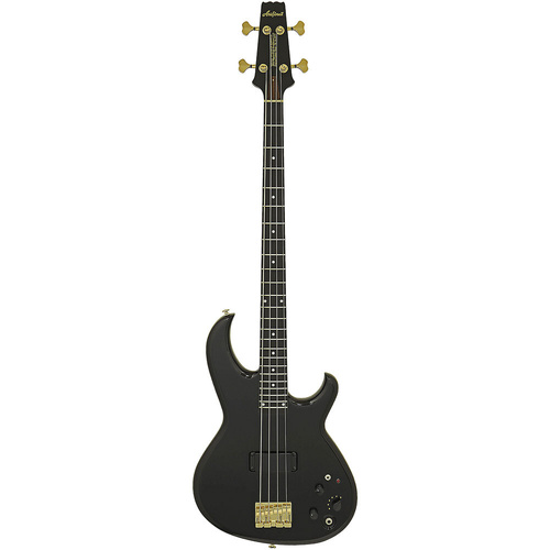 Aria Pro II SB-1000 Electric Bass Guitar Black with Neck-Through Construction, MB-1E Pickup, Gotoh Hardware, Gig Bag Included