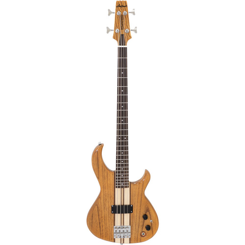 Aria Pro II SB-700 Electric Bass Guitar Oak Gloss Neck-Through Construction QHB-1 Bridge
