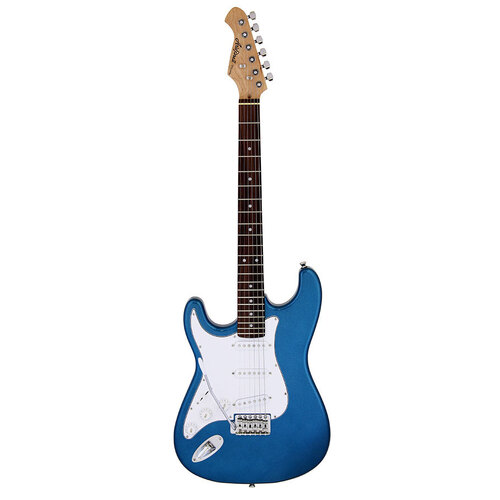 Aria STG-003 Series Left Handed Electric Guitar in Metallic Blue