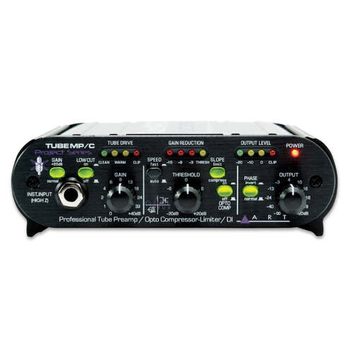 ART Tube MP/C Tube Microphone Preamplifier /Opto Compressor-Limiter / DI