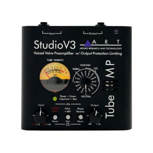 ART Tube MP Studio V3 Voiced Valve Preamp w/Output Protection Limiting