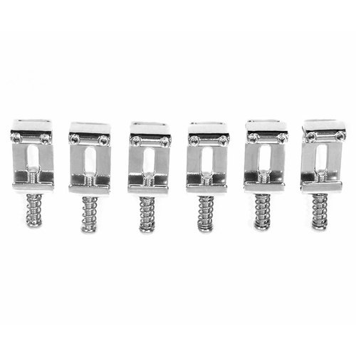 Gotoh S101 Series Bent-Steel Electric Guitar Saddles 11.3mm Nickel Finish (Set of 6)