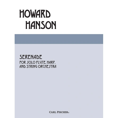 Serenade Op 35 for Flute, Harp, Strings - Full Score