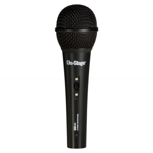 Audio Spectrum AS400V2 Dynamic Handheld Microphone with XLR Cable and Accessories