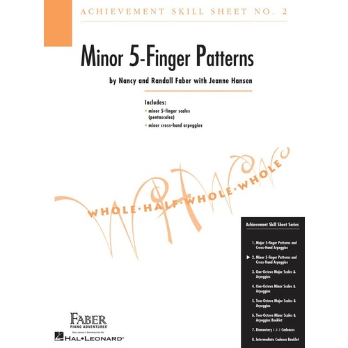 Achievement Skill Sheet 2 Min 5 Finger Pattern Book