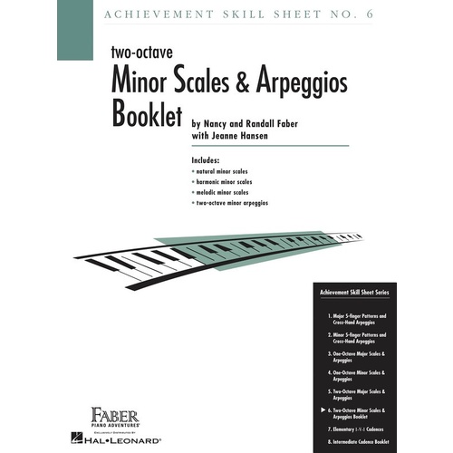 Achievement Skill Sheet 6 Two Octave Min Scales Book