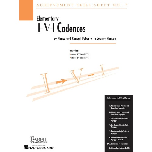 Achievement Skill Sheet 7 I V I Cadences Book