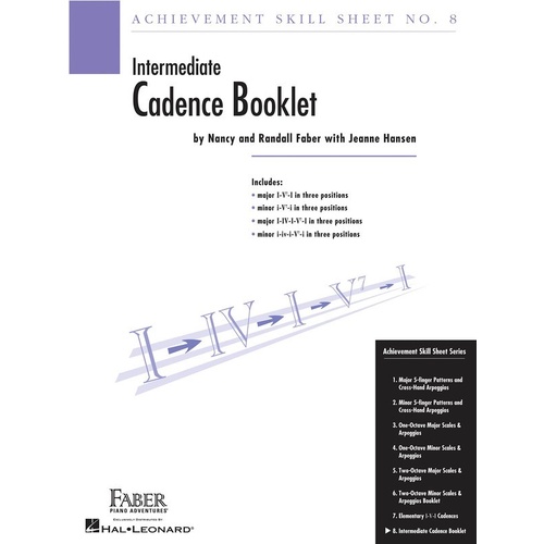 Achievement Skill Sheet 8 Cadence Booklet Book