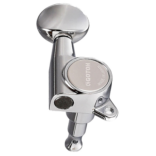Gotoh SG381 Series Chrome Finish 6-Inline Electric Guitar Tuning Machines