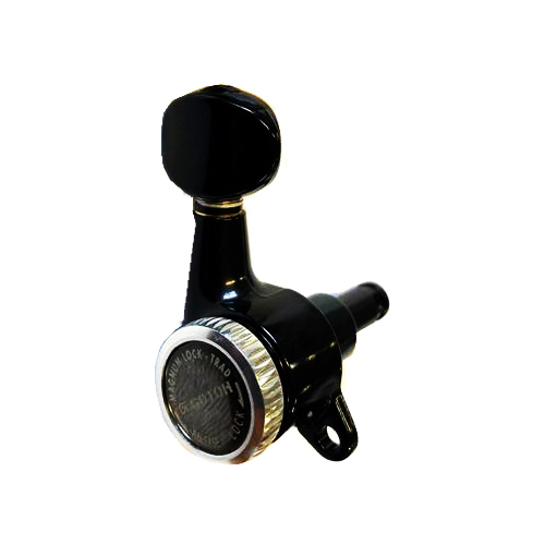 Gotoh Magnum Lock Traditional Series Electric Guitar Tuning Machines Black 6-Inline SG381-05