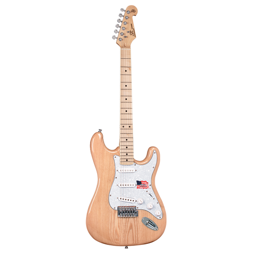 Essex SC Style GTR SSS Natural Satin MPL-FB SW-Ash Body Electric Guitar