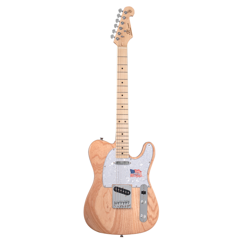 Essex TL Style GTR S-S Natural Satin Electric Guitar with Ash Body and Maple Neck