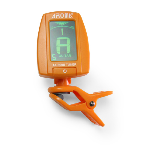 Aroma 300B Clip-on Chromatic Tuner Orange