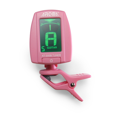 Aroma 300B Clip-on Chromatic Tuner Pink
