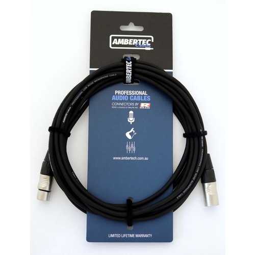 Microphone cable 0.5m, REAN XLR Male to Female
