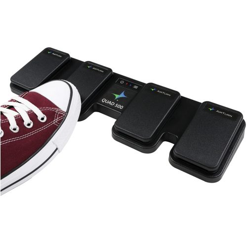 AirTurn Quad 500 Wireless Foot Switch with Four Programmable Pedals