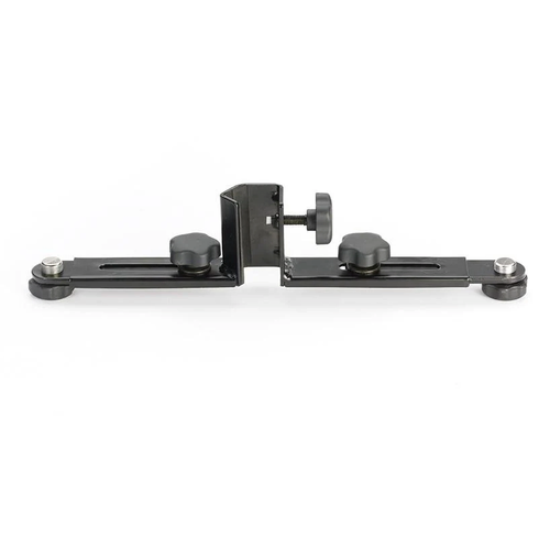 AirTurn Double Side Mount Clamp Extended - Adjustable Steel Mic Stand Bracket