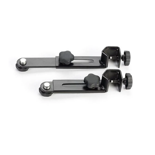 AirTurn Side Mount Clamp Extended - Heavy-Duty Steel Mic Stand Extension Bracket